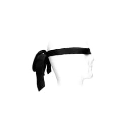 B&w Satin Bondage Tie Black, image 5