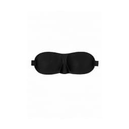 B&w Satin Curvy Eye Mask W/ Elastic Straps - Image 3