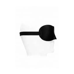 B&w Satin Curvy Eye Mask W/ Elastic Straps - Image 4