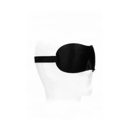 B&w Satin Curvy Eye Mask W/ Elastic Straps - Image 5