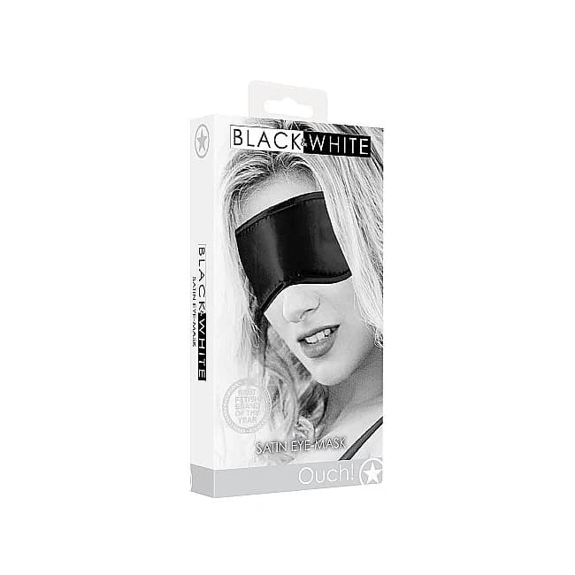 B&w Satin Eye Mask - Image 2