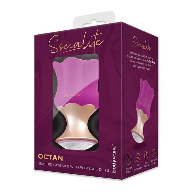 Bw Socialite Shimmer Massager Prp/gld - Image 1