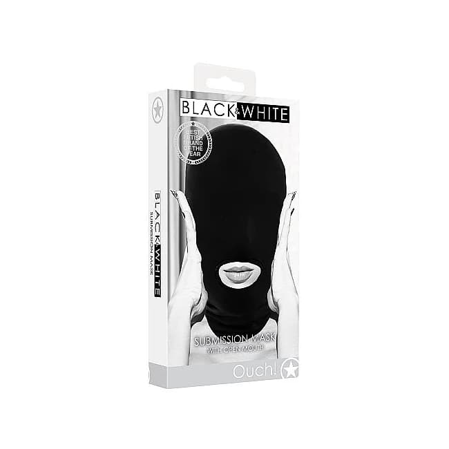 B&w Submission Mask W/ Open Mouth - Image 2