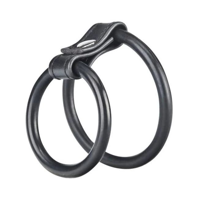 C & B Gear Duo Cock and Ball Ring Black - Image 1