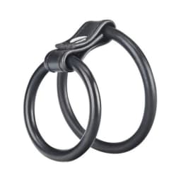 C & B Gear Duo Cock and Ball Ring Black, image 1