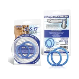 C & B Gear Silicone Cock Ring Set, image 2