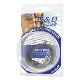 C & B Gear Snap Cock Ring with Leash 12 Inches, image 3