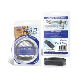 C & B Gear Velcro Cock Ring Black, image 2