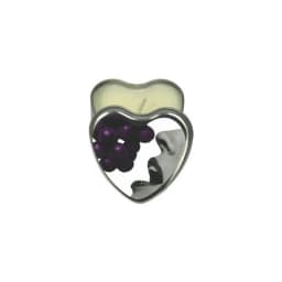 CANDLE 3-IN-1 HEART EDIBLE GRAPE 4.7 OZ  - Image 1