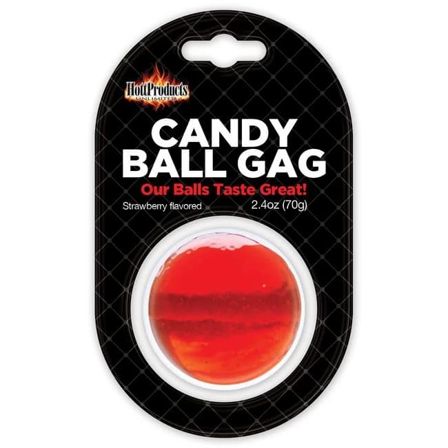 Candy Ball Gag Strawberry - Image 1