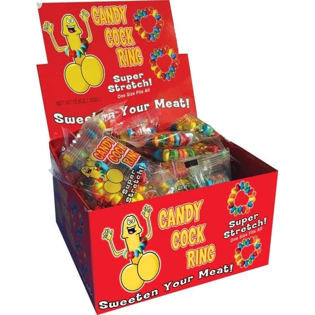 Candy Cock Ring 50 Pc Display - Image 2