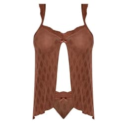 Caramel Kiss Babydoll & Th Set, image 4