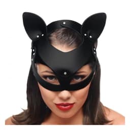 Cat Tail Anal Plug and Mask Set Black - Image 2