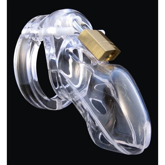 CB-3000 KIT 3IN CLEAR COCK CAGE  - Image 1