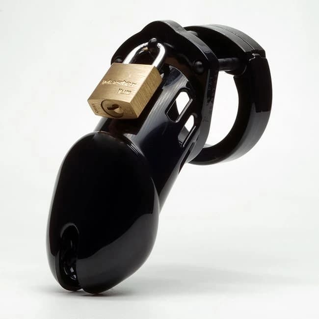CB-6000 KIT 3.25IN BLACK COCK CAGE  - Image 1