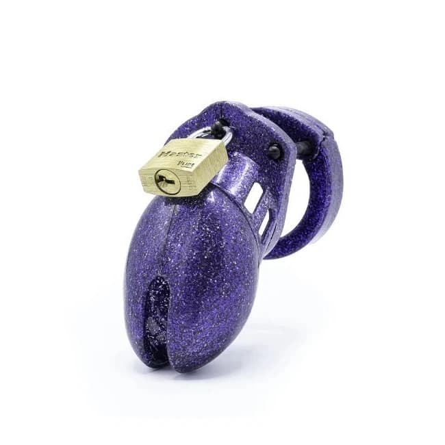 Cb-6000 Purple Glitter Chastity Kit - Image 1