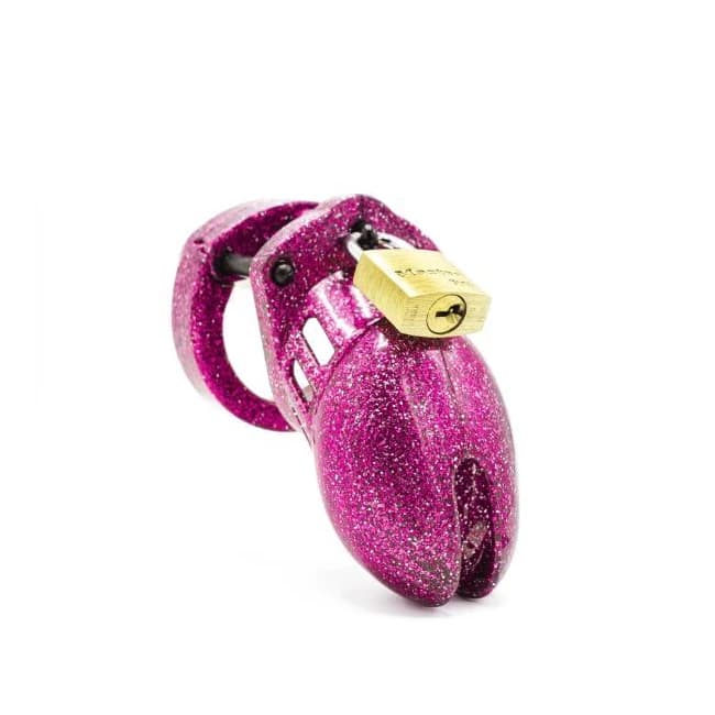 Cb-6000s Pink Glitter Chastity Kit - Image 1