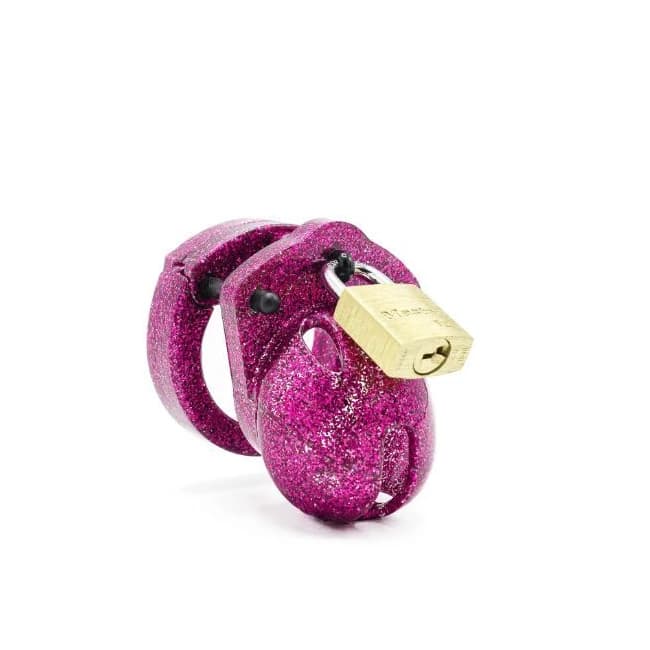 Cb Mini Me Pink Glitter Chastity Kit - Image 1
