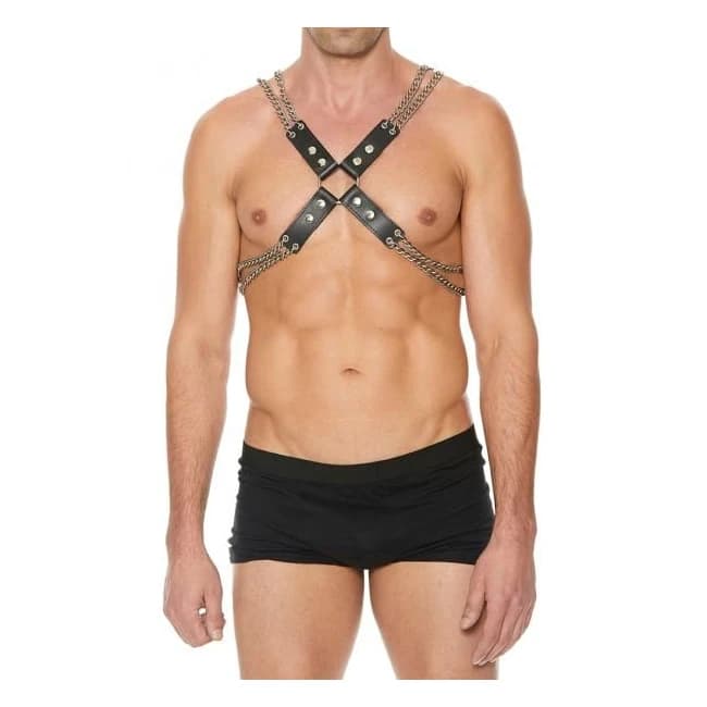 Chain and Chain Harness - Black - Image 1