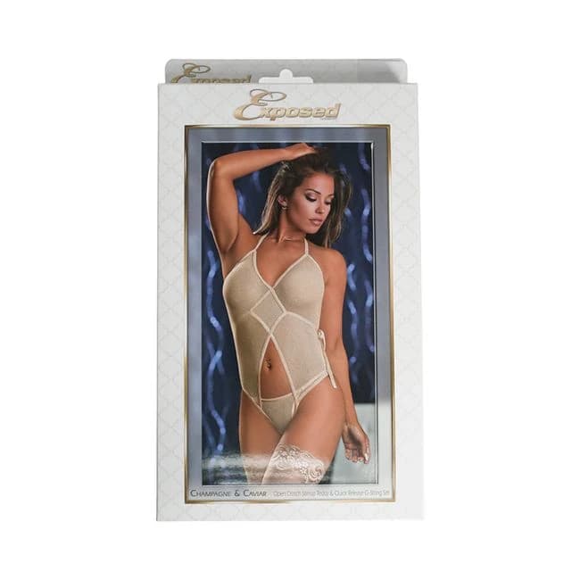 Champagne & Caviar Teddy & Gstring Nu Lx - Image 1