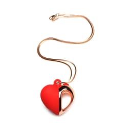 Charmed 10x Vibe Silicone Heart Necklace, image 1