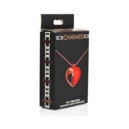 Charmed 10x Vibe Silicone Heart Necklace, image 2