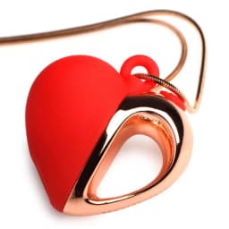 Charmed 10x Vibe Silicone Heart Necklace, image 3