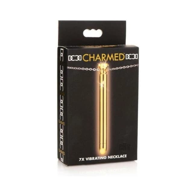 Charmed 7x Vibrating Necklace Gold - Image 1