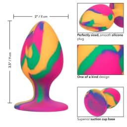 Cheeky Large Tie Dye Plug, image 4