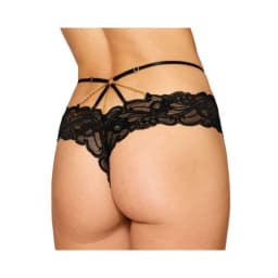 Cheeky Open Crotch Thong W/ Chains, image 7
