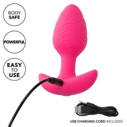 Cheeky Vibrating Glow-in-the- Dark Butt Plug, image 4