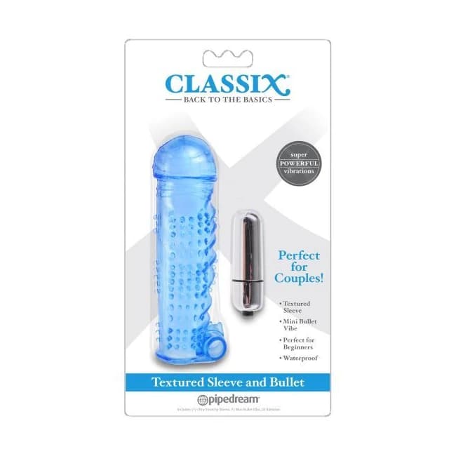 Classix Textured Sleeve & Bullet Blue - Image 1