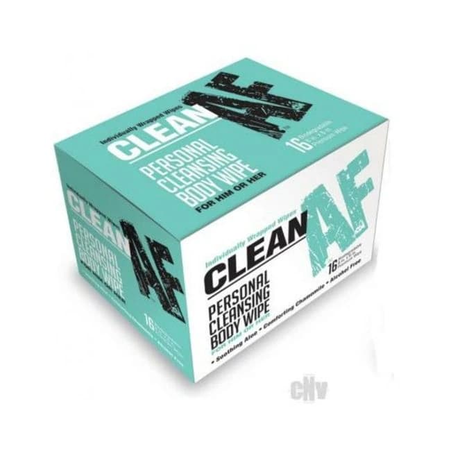 Clean Af Wipes Box of 16 - Image 1