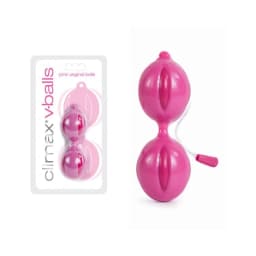 Climax V-Ball Pink Vagina Balls, image 2