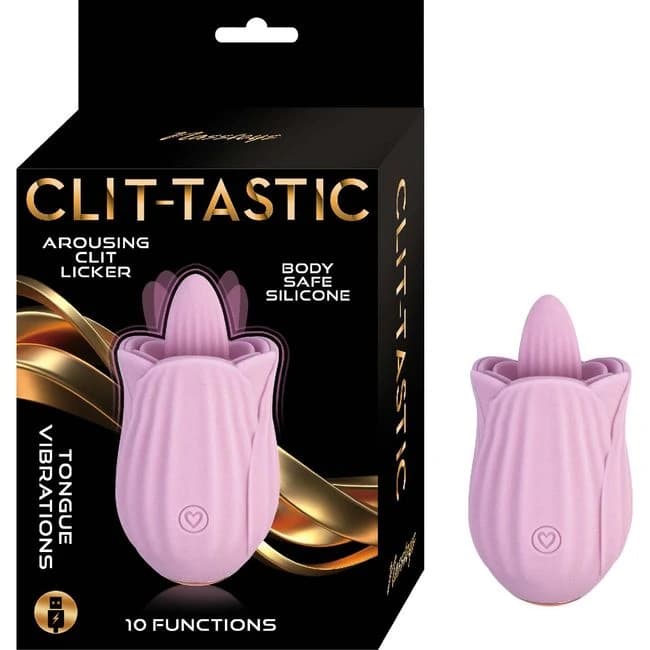 CLIT-TASTIC AROUSING CLIT LICKER PINK  - Image 1