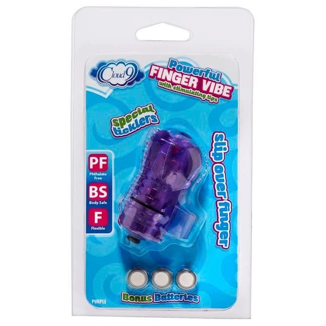 Cloud 9 Finger Vibe W/stimulating Tips - Image 1
