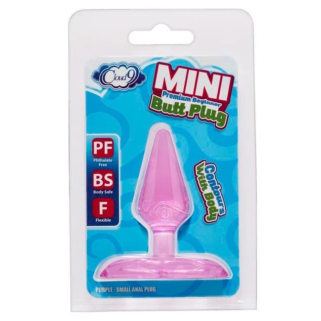 CLOUD 9 MINI BUTT PLUG PURPLE  - Image 1