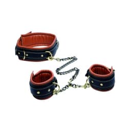 Coax Collar to Wrist Restraints Black Brown, image 3