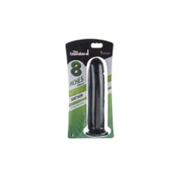 Cock 8in Black w/ Suction Cup, image 3