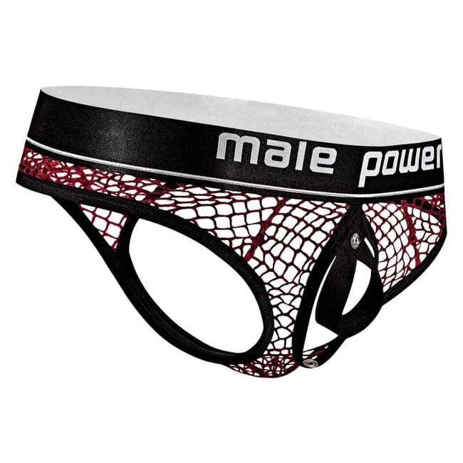 Cock Pit Cock Ring Thong Burgundy S/m - Image 5