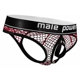 Cock Pit Cock Ring Thong Burgundy S/m - Image 6