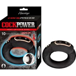 Cockpower Heat up Cock Ring Black, image 1