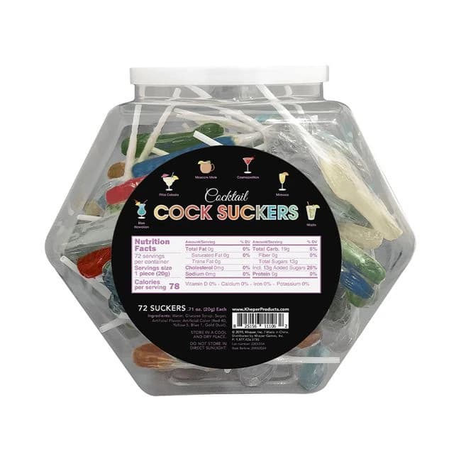 Cocktail Cock Suckers 72pc Fish Bowl - Image 1