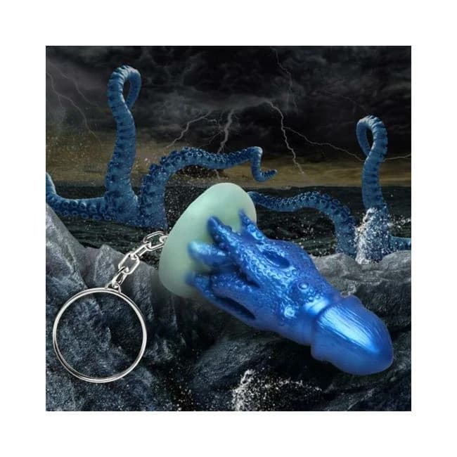 Cocktopus Mini Dildo Key Chain - Image 1