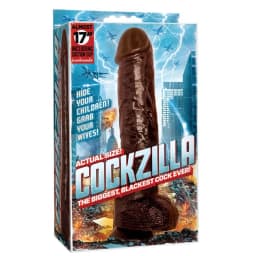 Cockzilla 16.5 Black Realistic Cock ", image 2