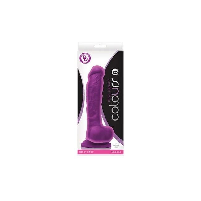 Colours Dual Density 8 Dildo - - Image 1