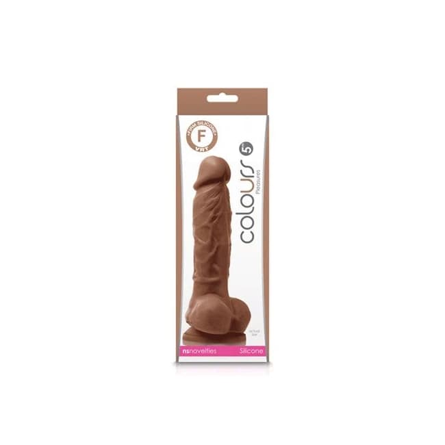 Colours Pleasures 5 Dildo - Brown - Image 1
