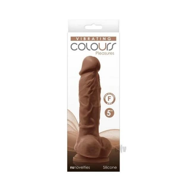 Colours Pleasures Vibrating 5" Dildo - - Image 1