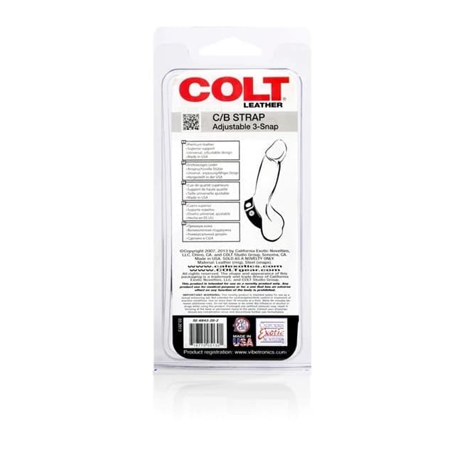 Colt Adjust 3 Snap Leather - Image 1