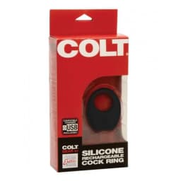 Colt Silicone Rechargeable Cock Ring Black, image 2